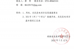 未納入“十四五”風(fēng)光資源規(guī)劃的項(xiàng)目不得實(shí)施！湖南省下發(fā)關(guān)于開(kāi)展全省“十四五”風(fēng)、光資源開(kāi)發(fā)利用規(guī)劃編制工作的通知