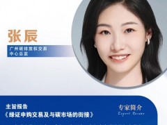 演講嘉賓|廣州碳排放權(quán)交易中心總監(jiān)張辰 出席廣東工商業(yè)光儲(chǔ)市場研討會(huì)