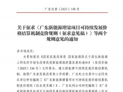 廣東機(jī)制電價(jià)規(guī)則征求意見：機(jī)制電量不高于90%